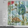 Shower Curtains Bathroom Shower Curtain Sea Turtle Octopus Ocean Creature Landscape Shower Curtains Bathroom Curtain Durable Waterproof Curtain 230920