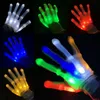 LED -fingerljushandskar Halloween -kostymer lyser upp handskar coola roliga gåvor Strumpstoppare för Chrismas Halloween Light Up visar Dance Carnival Party Parts