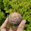 Decoratieve beeldjes 45-50 mm natuurlijke labradoriet bal gesneden maanbol voor huisdecoratieaccessoires