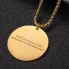 Necklace Men And Women Of The Muhammad Church Pendants Necklaces Stainless Steel Gold Chain Jewelry On Neck Pendant3245