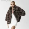 Women's Fur Faux Fur Winter Coat For Women Real Fox Fur Jacket Natural Fur coat Best Selling Warm Women's Long Coat L230920