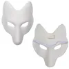 Akcesoria kostiumowe maskaradowe imprezy japońskie kabuki kitsune lisy Maski japońskie anime cosplay halloween impreza rekwizyty z elastycznym pasem