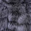 Fourrure femme Fausse fourrure Maomaokong 2023 mode de luxe naturel argent renard réel manteau de fourrure femmes en cuir fourrure hiver veste gilet femme vêtements d'extérieur L230920