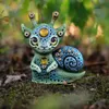 Decorative Objects Figurines Cartoon Game Character Resin Art Cute Alien Small Ornaments Home Decor Desktop Bookcase Decoration Accessories 230920