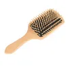 Party Favor Wood Comb Professional Healthy Paddle Cushion Hair Loss Massage Brush Hairbrush Comb Scalp Hair Care Healthy Wooden Combs Wedding Gifts Q581