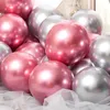 Party Decoration 15st Metallic Balloon Chrome Balloons Christmas New Year Wedding Birthday Gold Silver Helium Latex 230920