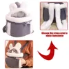 Cat Carriers Crates & Houses Warm Pet Carrier Bag Small Dogs Backpack Winter Plush Pets Cage For Outdoor Travel Hanging Chest Bags326N