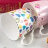 Mugs 450ml Bone China Flower Coffee Mug Tea Cup Suitable For Making Cold Drinks Home And Office Gift Women