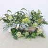 Christmas Decorations 8Pcs Artificial Flocked Lambs Ear Leaves Stems Faux Lamb's Branches Picks Greenery Sprays For Vase Bouquet Wreath CNIM 230919