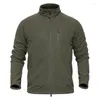 Men's Jackets Tactical Military Warm Fleece Men Lightweight Breathable Elastic Polar Liner Casual Coat Army Training Clothing