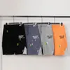 Galleries Dept Harajuku 23SS Summer Vintage Letter Tryckt de la logo streetwear hip hop splice splash färg dragsko unisex strandkläder män casual gym shorts hab