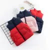 Gilet en coton pour enfants, veste chaude épaisse et meublée pour garçons et filles, vêtements de maternelle, automne et hiver