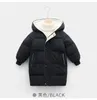 Пуховое пальто для детей от 1 до 10 лет, куртки с капюшоном для девочек, хлопковые толстые теплые пальто, верхняя одежда для мальчиков, зимне-осенняя одежда 230919