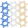 Ljushållare 50 datorer stjärndekor Hanukkah dekoration icke-vävd parti prydnadsutbudsspridning leveranser tyg
