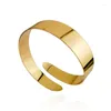 Bracelet Bracelet de haute qualité pour femmes, anneau de bras, ouverture de l'afrique, géométrique, lisse, motif multicouche, bijoux