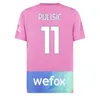 23 24 GIROUD PULISIC Voetbalshirts volwassenen 2023 2024 REBIC THEO REIJNDERS KESSIE DE KETELAERE RAFA voetbalshirts speler heren kinderkit Uniformi MILANS