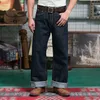 Calças de brim masculinas vintage cintura alta solta reta perna larga denim cowboy calças de motocicleta para masculino 230920
