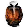 Sudaderas con capucha para hombre, moda FORTERESSE Band, ropa con estampado 3D, ropa de calle, sudadera para hombre/mujer, Sudadera con capucha, Tops