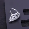 Original 925 Sterling Silver Ring Engagement Rings for Women Luxury Quality Jewelry