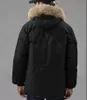 Mens Designer Winter Goose Down Veste Parka Manteau Wolf Plume À Capuchon Extérieur Coupe-Vent Chaud Gooses 03pw