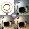 Lampe de bureau pour ordinateur, support pour téléphone portable, retardateur, clip272t