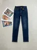 Designer dżinsów damskich 2023 Wiosna/lato nowe dżinsy damskie Wysokie Elastyczne Slim Wash Mały Pencil Pant Trend 16c3