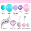 Other Event Party Supplies 116pcs Mermaid Tail Shell Balloon Garland Arch Pink Purple Latex Ballon Baby Shower Girl 1st Birthday Favors Wedding Decor 230919