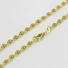 Роскошное-Fine Au750 Настоящее 18-каратное желтое золото, цепочка для женщин и мужчин, ожерелье со звеньями, 24 дюйма305b