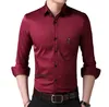 2023 summer men's long-sleeved shirt business dress ice silk cool non-ironing half-sleeved shirt thin and advanced