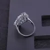 Original 925 Sterling Silver Ring Engagement Rings for Women Luxury Quality Jewelry