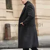 Men's Trench Coats Men's windbreaker coat long lapel collar coat single breasted coat Overcoat Long Jacket Cardigan Outwear Trench Wool Coat Formal J230920