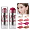 Blush HANDAIYAN 8 colori Blush Evidenziatore Bronzer Contorno Crema per ombretti Fard per guance Blush Stick Trucco viso Fard rosa 230919