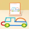 Dozen Opbergen Houten Creatieve Stokken En Ringen Puzzel Intelligentiespel Montessori Educatief Speelgoed Voor Kinderen Vanaf 3 Jaar Oud 230920