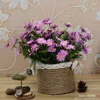 Decorative Flowers Wholesale !! Hi-Q Artificial Daisy Fabric Small Chrysanthemum Bouquet Roadside Silk Flower Bunches