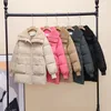 Trench da donna Giacca imbottita in cotone Parka coreano Inverno 2023 Piumino da donna Cappotto lungo spesso sottile con risvolto Capispalla da donna