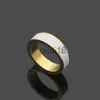 Anéis de banda punk anel de banda com esmalte azul laranja branco para mulheres e homem jóias de casamento presente PS45933767256 x0920