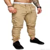 Brand Men Pants Hip Hop Harem Joggers Male Trousers Mens Jogger Solid Classic Khaki Multi-pocket Pant Sweatpants334c