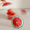 Forks 50PCS Cocktail Umbrella Sticks Decorative Toothpicks Fruit Cupcake Dessert Buffet Parasols Drinks Picks Party Tableware