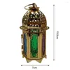 Kandelaars staan nuttig in antieke stijl tuinwindlamp lantaarn theelichthouder gepolijst