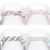 Cushion Decorative Pillow 2 2 Meter Baby Bed Bumper Infant Braid Cot Cradle Cushion Knot Crib Protector Room Decor263x