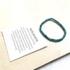 Bracelet en Apatite bleue de qualité AAA, 4 mm, Mini bijoux en pierres précieuses, nouveau Design, Bracelet Mala de Yoga, énergie, MG0101, 269Q