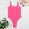 Explosive special fabric wrinkled cloth women's swimsuit pleated cloth wavy strip one-piece swimsuit women UB