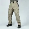 Pantalons pour hommes en plein air tactique homme militaire résistant à l'usure coupe-vent cargo pantalon armée formation multi-poches Jogger décontracté