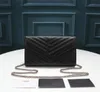 2023 Cassandre Matelasse Designer Bag Womens Purse Fashion Shoulder Bags Chain Crossbody Luxurys handväskor präglade läderflik Dekorera