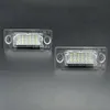 2 pçs lâmpada de luz da placa de matrícula 18-led para vw caddy transporter passat golf touran jetta para skoda nenhum error297a