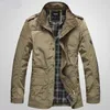 Vestes pour hommes Mode Hommes Veste Manteau Vendre Casual Wear Coréen Confort Automne Manteau d'extérieur Taille nécessaire: M-5XL