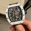 Серия часов Richardmill Tourbillon Швейцарские наручные часы Часы Мужские часы Мужские Le Mans Limited Edition 100 Мужские наручные часы Керамические RM030 WN-AZPG