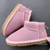 Mini stivali da neve per bambine, invernali, caldi, per bambini, WGG, per bambini, scarpe calde in peluche per bambini