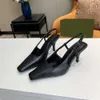 heels Women Designer Genuine Leather Heels 7.5CM With Original Box