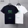 DSQ PHANTOM TURTLE 2023SS Nouveau Designer T-shirt Paris mode T-shirts Modèle d'été T-shirt Homme Top Qualité 100% Coton Top 236w